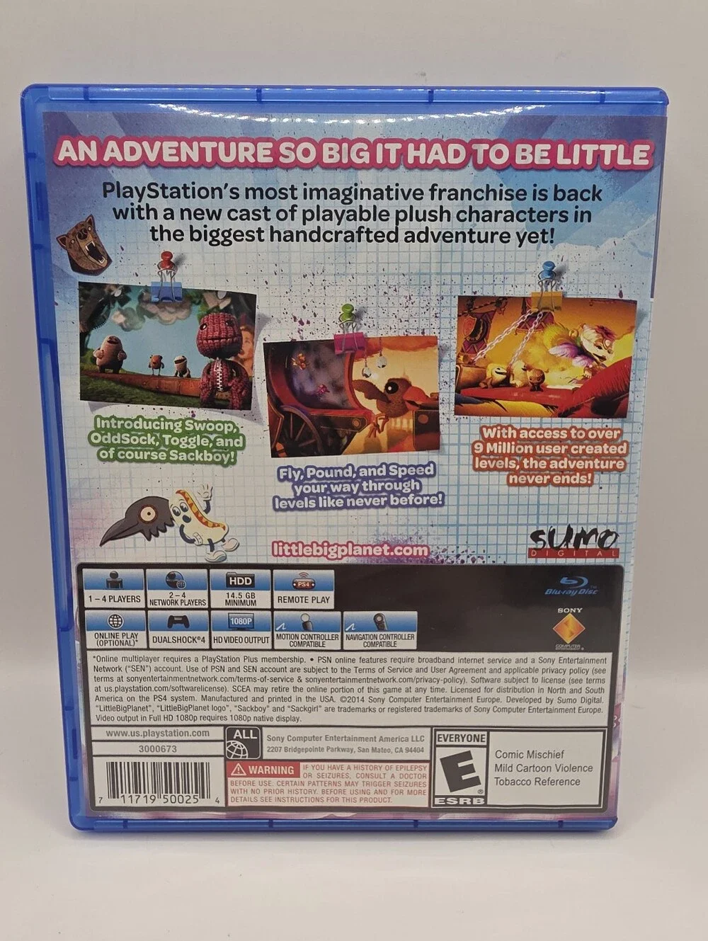 PS4 LittleBigPlanet 3: Day 1 Edition Sony PlayStation 4